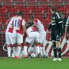 Fotbalisté Slavie Praha v utkání 11. kola Gambrinus ligy 2012/13 proti Příbrami.