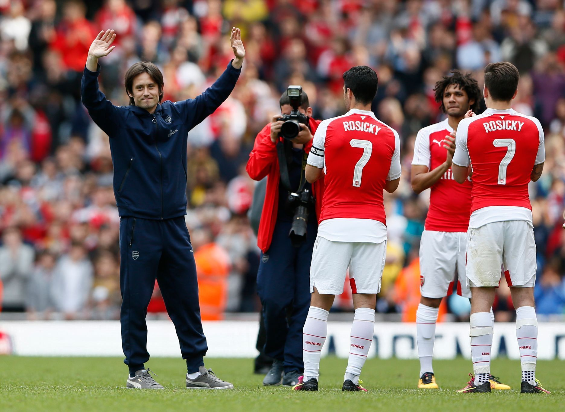 Tomáš Rosický se loučí s Arsenalem