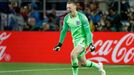 Jordan Pickford v zápase Kolumbie - Anglie na MS 2018