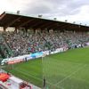 Zaplněné tribuny ženou Bohemku do první ligy - Bohemians vs. Žižkov.