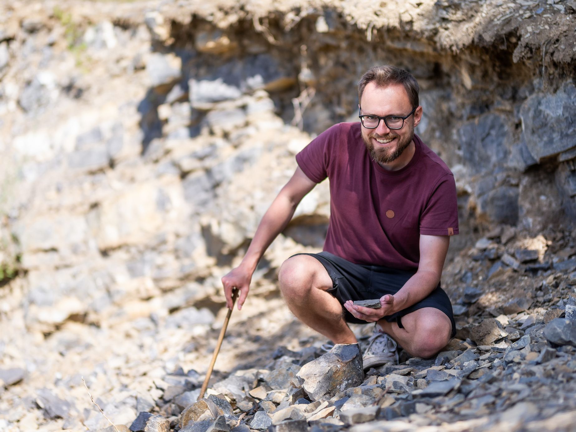 Paleontolog Lukáš Laibl