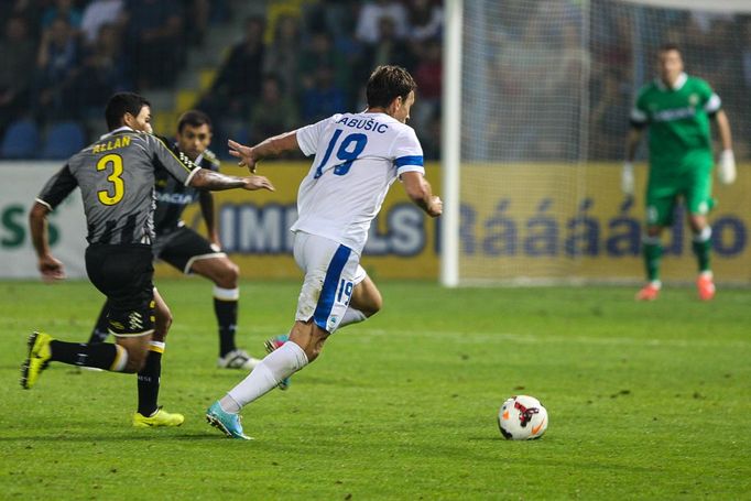 Fotbal, EL, Liberec - Udine: Michal Rabušic (19) - Allan