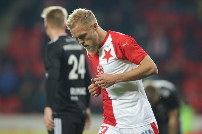 fotbal, Fortuna:Liga 2018/2019, Slavia - Baník Ostrava, Mick van Buren