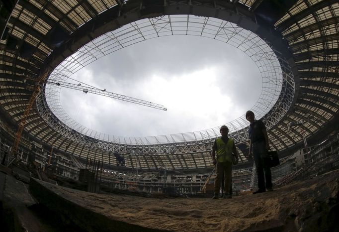 Příprava na MS 2018: stadion Lužniki v Moskvě