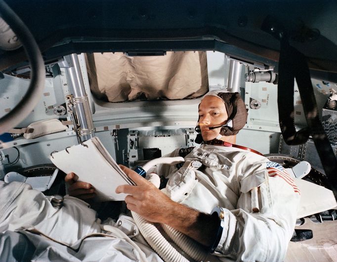 Astronaut Michael Collins, Apollo 11