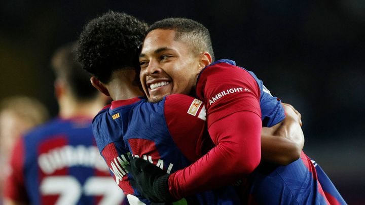 Osmnáctiletý Roque prvním gólem za Barcelonu zařídil výhru nad Pamplonou; Zdroj foto: Reuters
