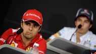 Felipe Massa k novinářům: Pánové, budete mi pořád připomínat, že i ten Kobajaši je přede mnou?