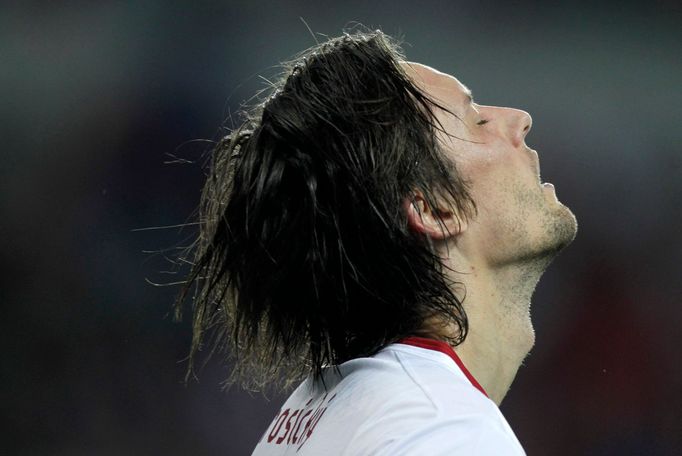 Fotbal, kvalifikace MS, Česko - Arménie: Tomáš Rosický