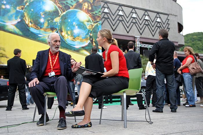 Christopher Lee v Karlových Varech