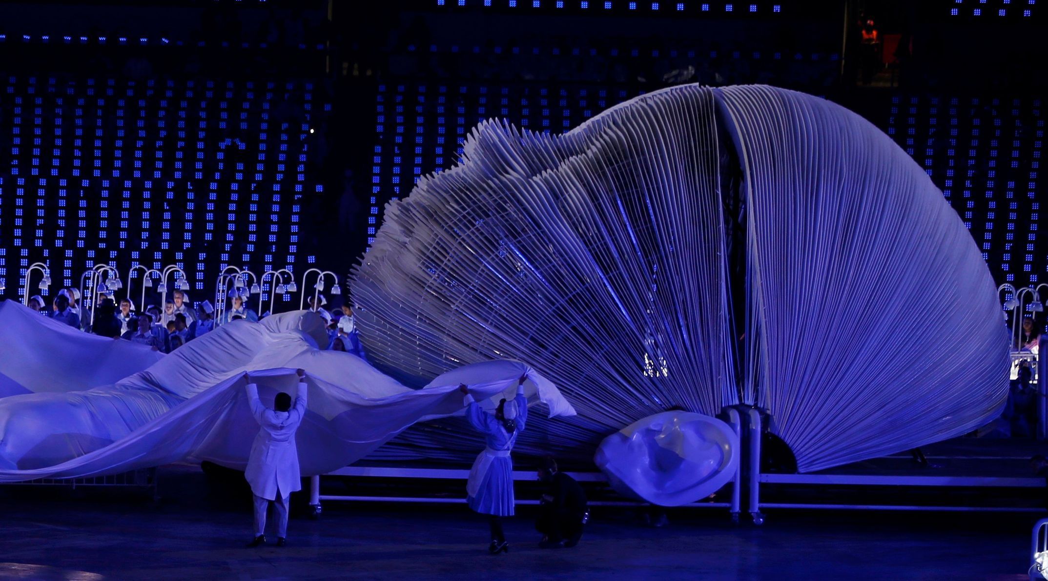 Slavnostní zahájení olympiády v Londýně 2012: ceremoniál