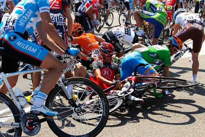 Tour de France - pády
