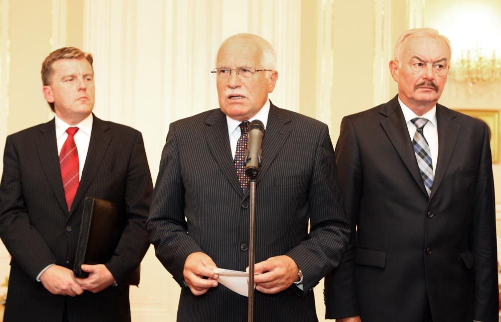 Politici řešili u prezidenta ústavní krizi