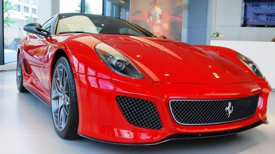 Nové Ferrari 599 GTO v Praze