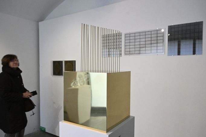 Snímek z výstavy děl Tomáše Rajlicha v Museu Kampa.