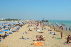 Ráj Čechů, pláže v Bibione, pustošily přívalové vlny