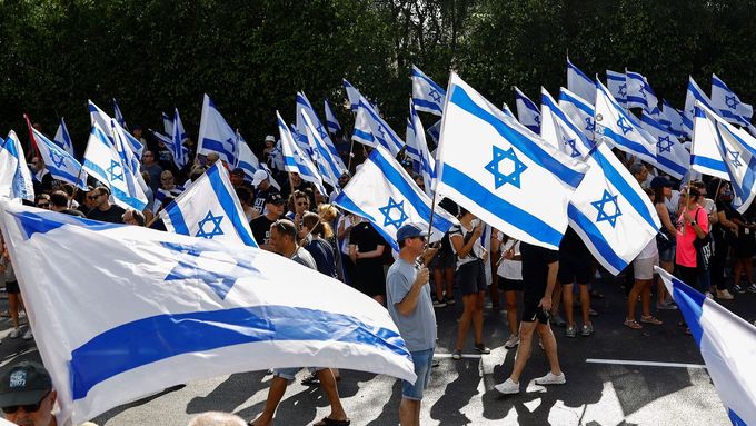 Demonstrace v Izraeli.