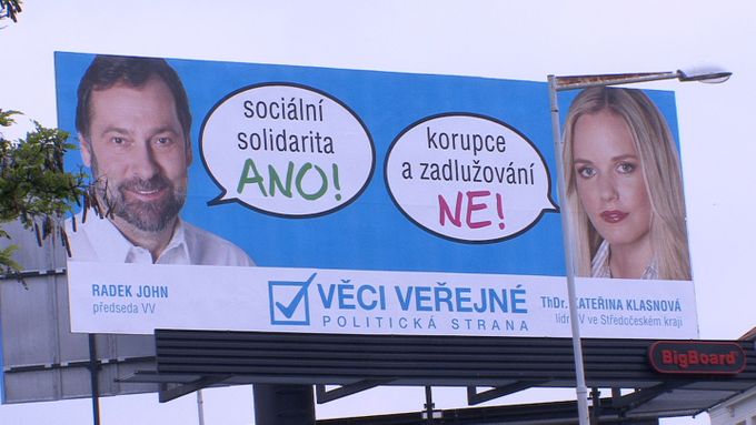 Billboard před volbami v roce 2010