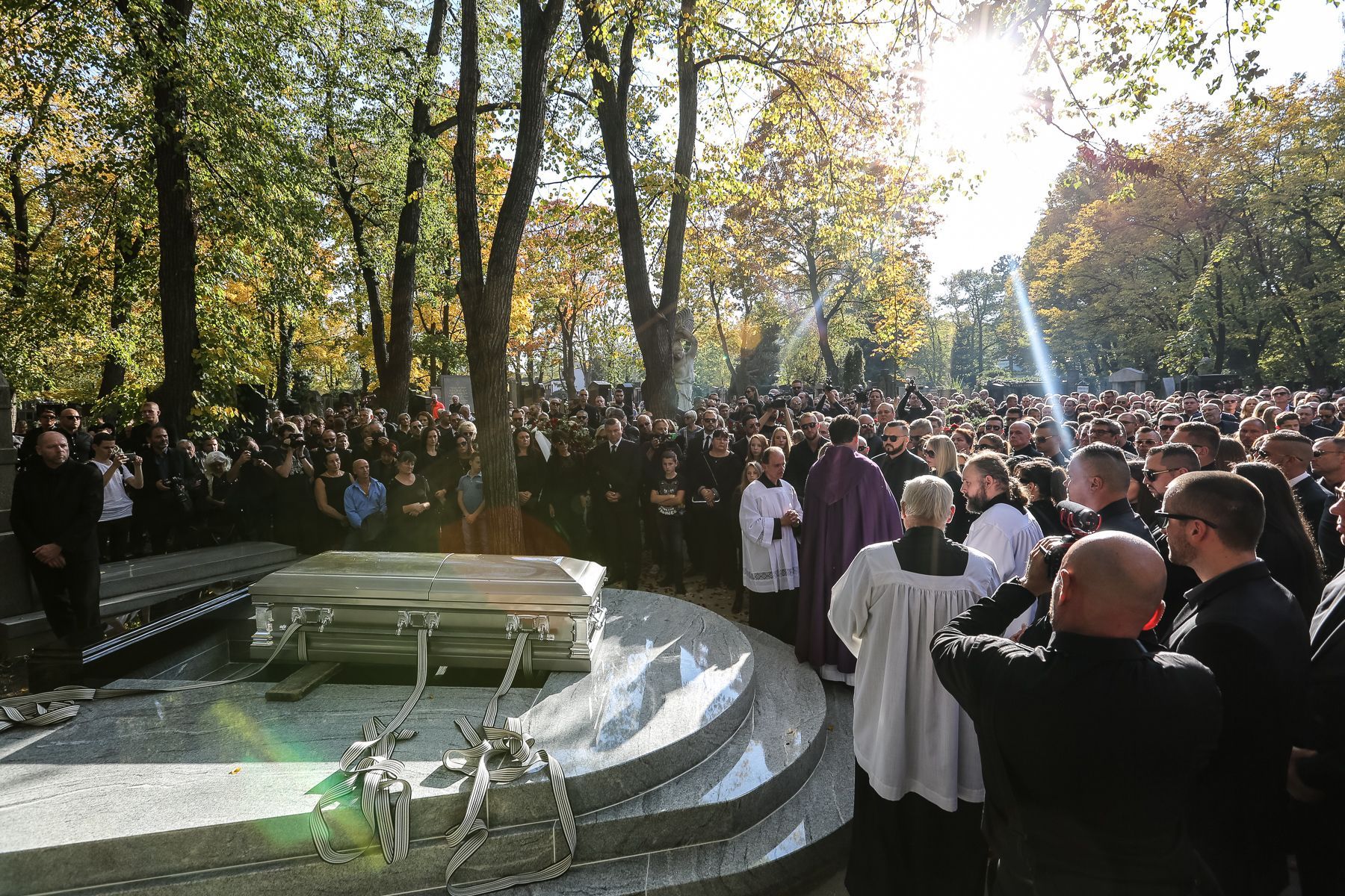 Pohřeb Jana Kočky mladšího, 12.10.2018