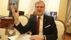 Předseda ODS Petr Fiala v rozhovoru pro Aktuálně.cz na konci roku 2019