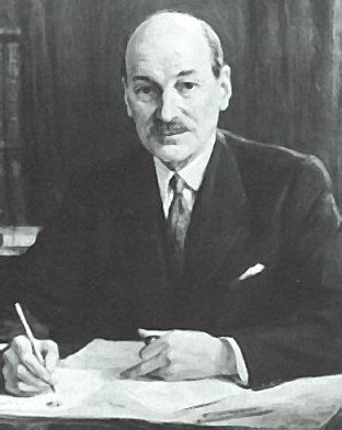 Bývalý britský premiér Clement Attlee