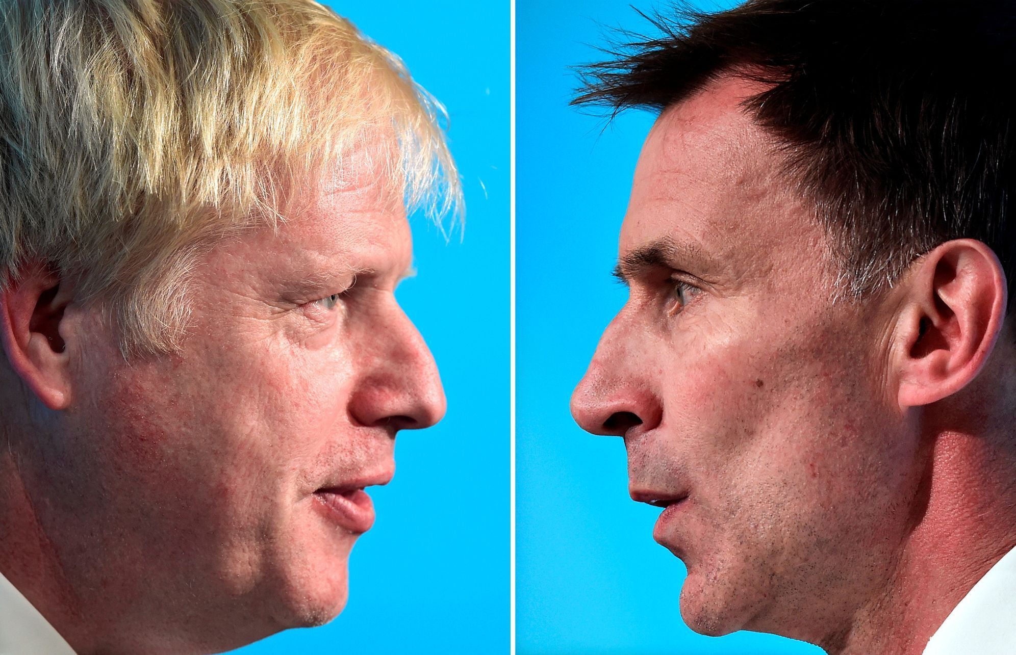 Boris Johnson a Jeremy Hunt.