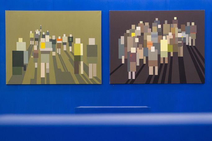 Díla Jakuba Sýkory na výstavě v Egon Schiele Art Centru.