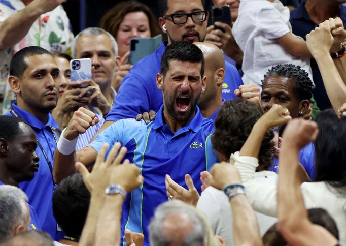 Novak Djokovič slaví titul na US Open