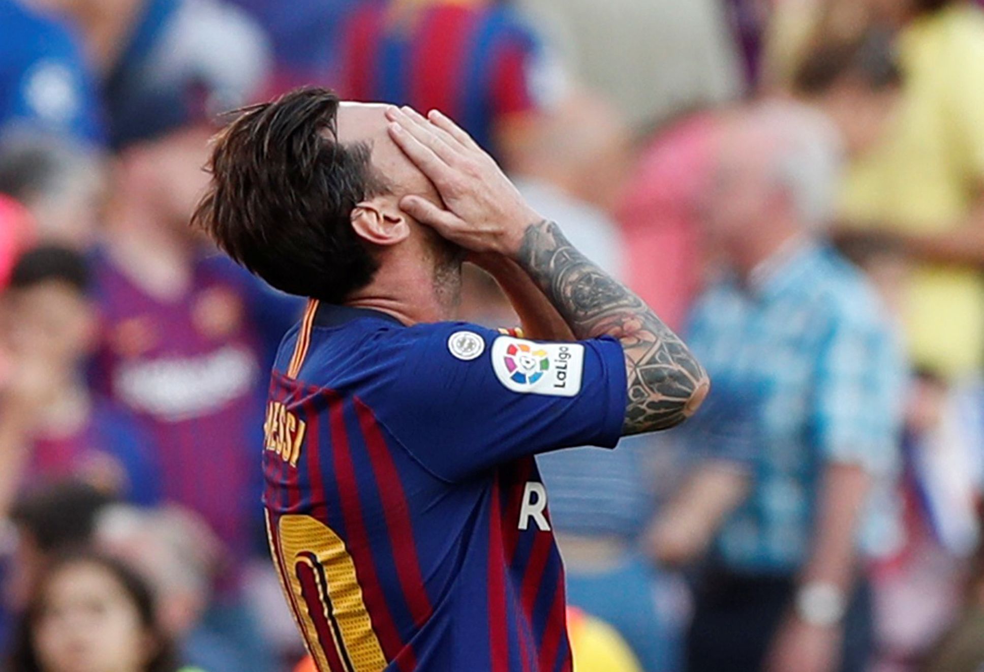 7. kolo španělské La Ligy 2018/19, Barcelona - Bilbao: Lionel Messi