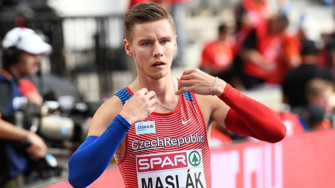 Pavel Maslák byl na dvoustovce jedním z českých atletů, který svůj souboj s ukrajinským soupeřem prohrál