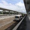 Rozestavěná železniční stanice Praha - Eden (červen 2020)