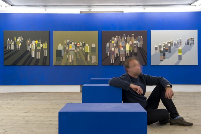 Díla Jakuba Sýkory na výstavě v Egon Schiele Art Centru.