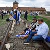 Osvětim, pieta, pochod živých, 80 výročí, koncentrační tábor