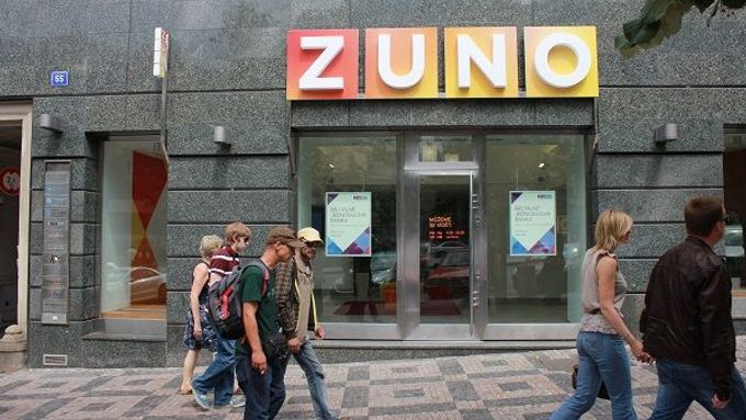 Původní pobočka Zuno Bank na pražském Václavském náměstí.