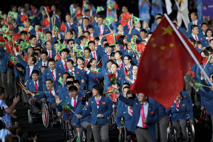 Zahajovací ceremoniál paralympiády 2016 - Čína