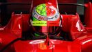 Mick Schumacher si v Hockenheimu vyzkoušel monopost Ferrari F2004, v němž roku 2004 získal titul šampiona F1 jeho otec Michael.