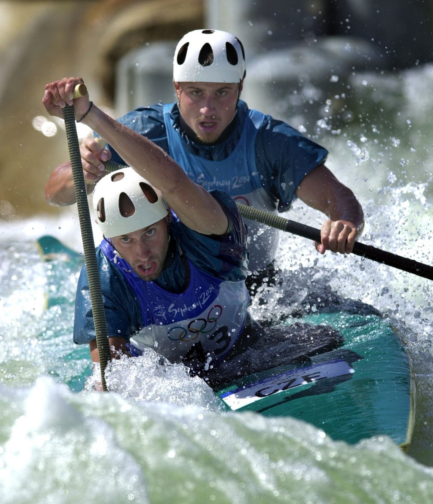 Vodní slalom: Marek Jiras a Tomšá Máder, OH 2000
