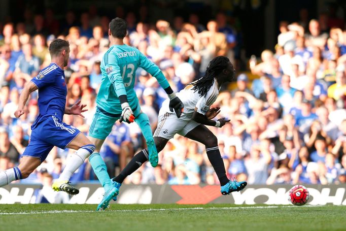 PL, Chelsea-Swansea City: Thibaut Courtois - Bafetimbi Gomis