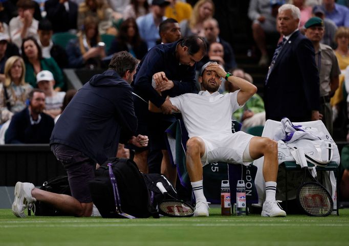 Grigor Dimitrov v slzách