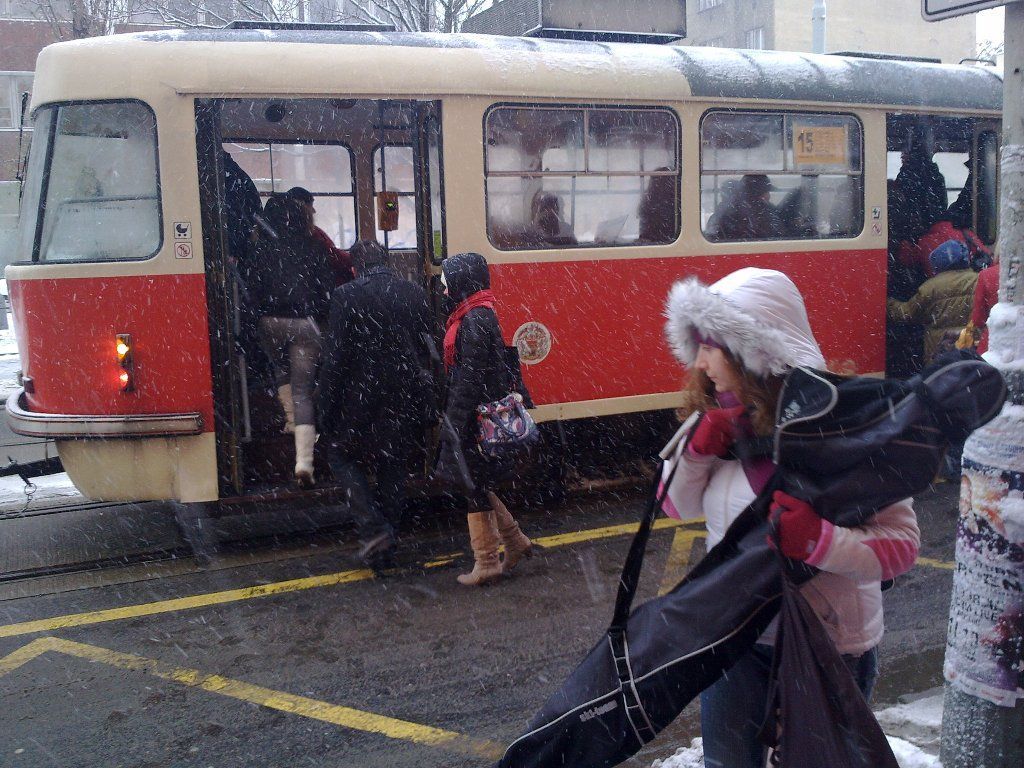 Sníh v Praze
