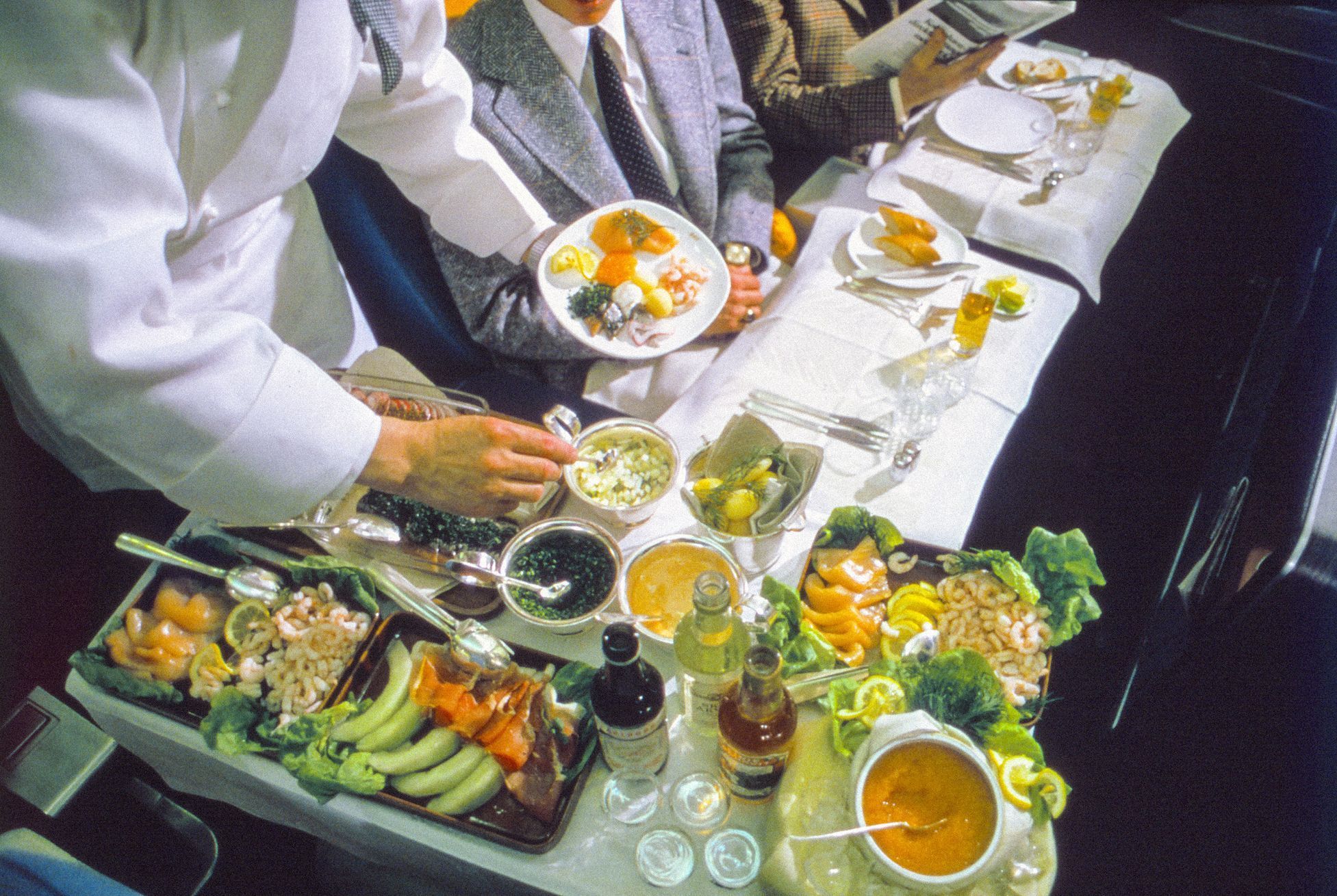 FotoRetro: Tak kdysi vypadala luxusní gastronomie v prvotřídní dopravě