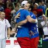 Davis Cup, finále Srbsko-ČR: Tomáš Berdych a Radek Štěpánek