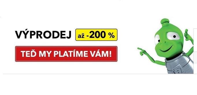 Výprodej až -200 % na Alza.cz