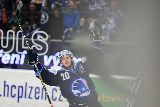 2. čtvrtfinále play-off 2018, Plzeň - Olomouc: David Stach