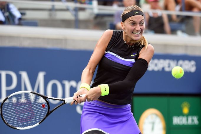 Petra Kvitová v prvním kole US Open 2019.