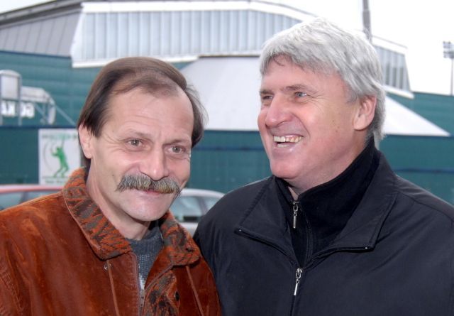 Petr Janečka (vlevo) s Karlem Jarůškem