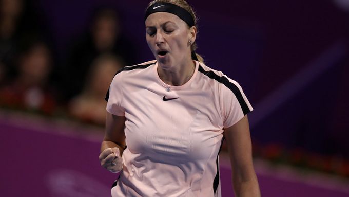 Petra Kvitová v semifinále turnaje v Dauhá 2018