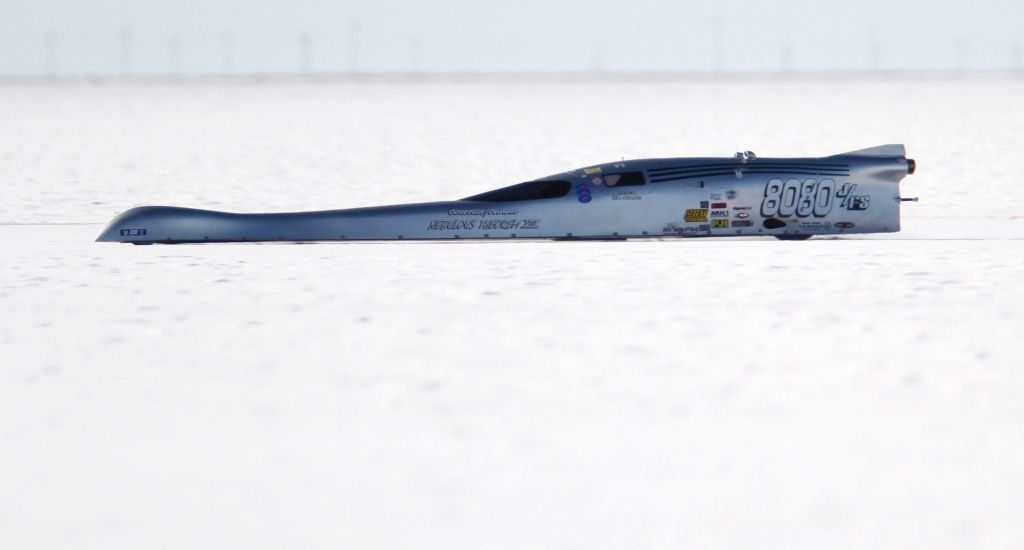 UTAH - 63.každoroční Bonneville SpeedWeek na Boneville Salt Flats u Wendoveru
