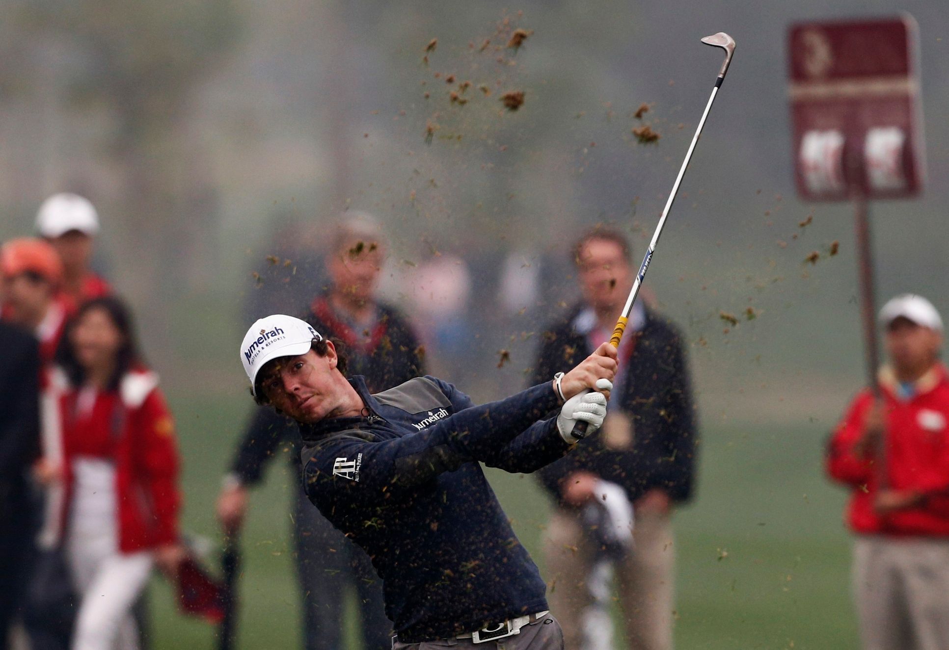 Čínská exhibice mezi Rorym McIlroyem a Tigerem Woodsem