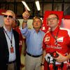 Formule 1, GP Itálie 2013: Piero Ferrari, Luca di Montezemolo, Stefano Domenicali
