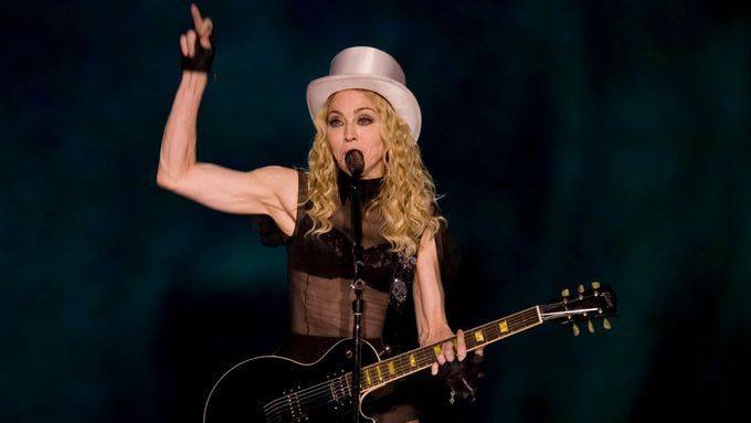 Madonna na nedávném koncertu.